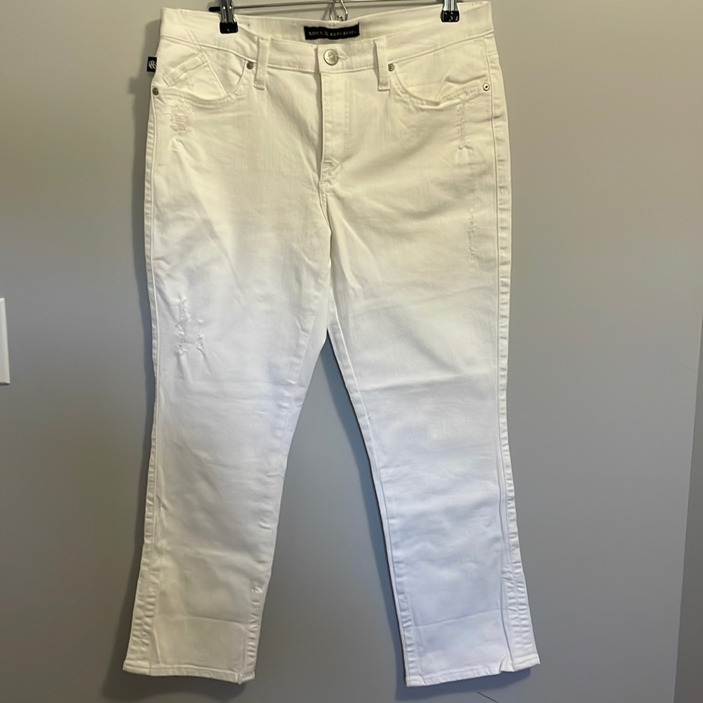 Rock & Republic White Kendall Jeans!